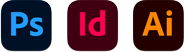 cc_icons_s Photoshop InDesign und Illustrator